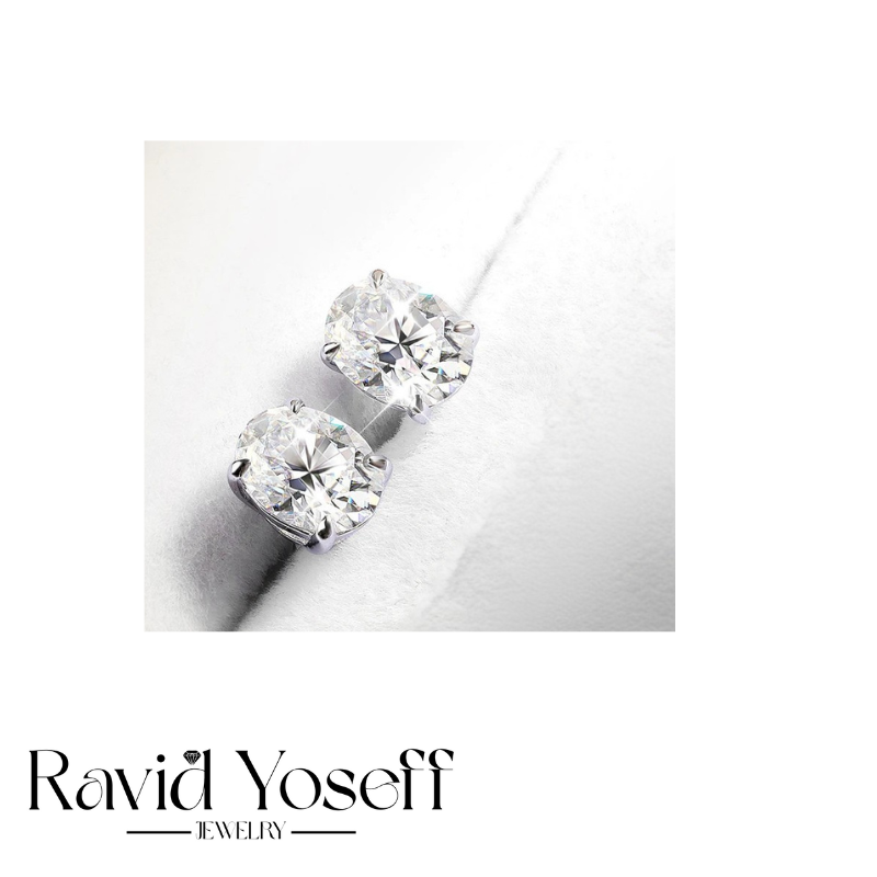 יוקרתיים Moissanite עגילי לירז