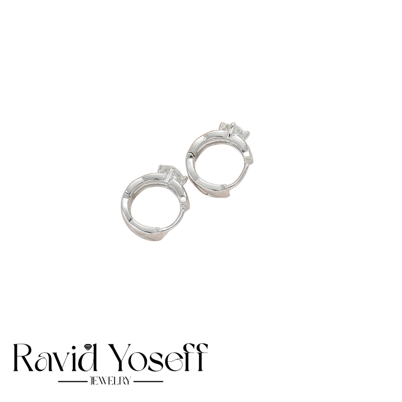 יוקרתיים Moissanite עגילי ג'ולייט