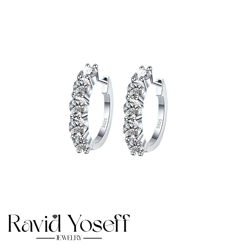יוקרתיים Moissanite עגילי דורין
