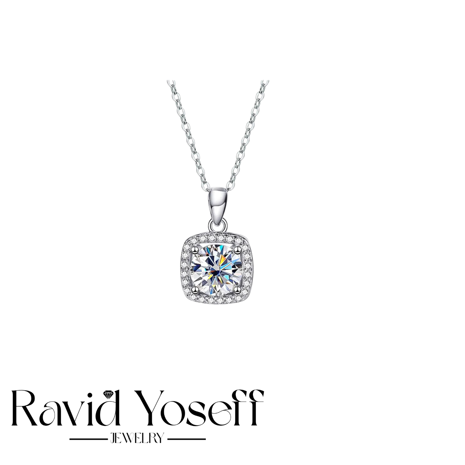 יוקרתית Moissanite שרשרת אמילי