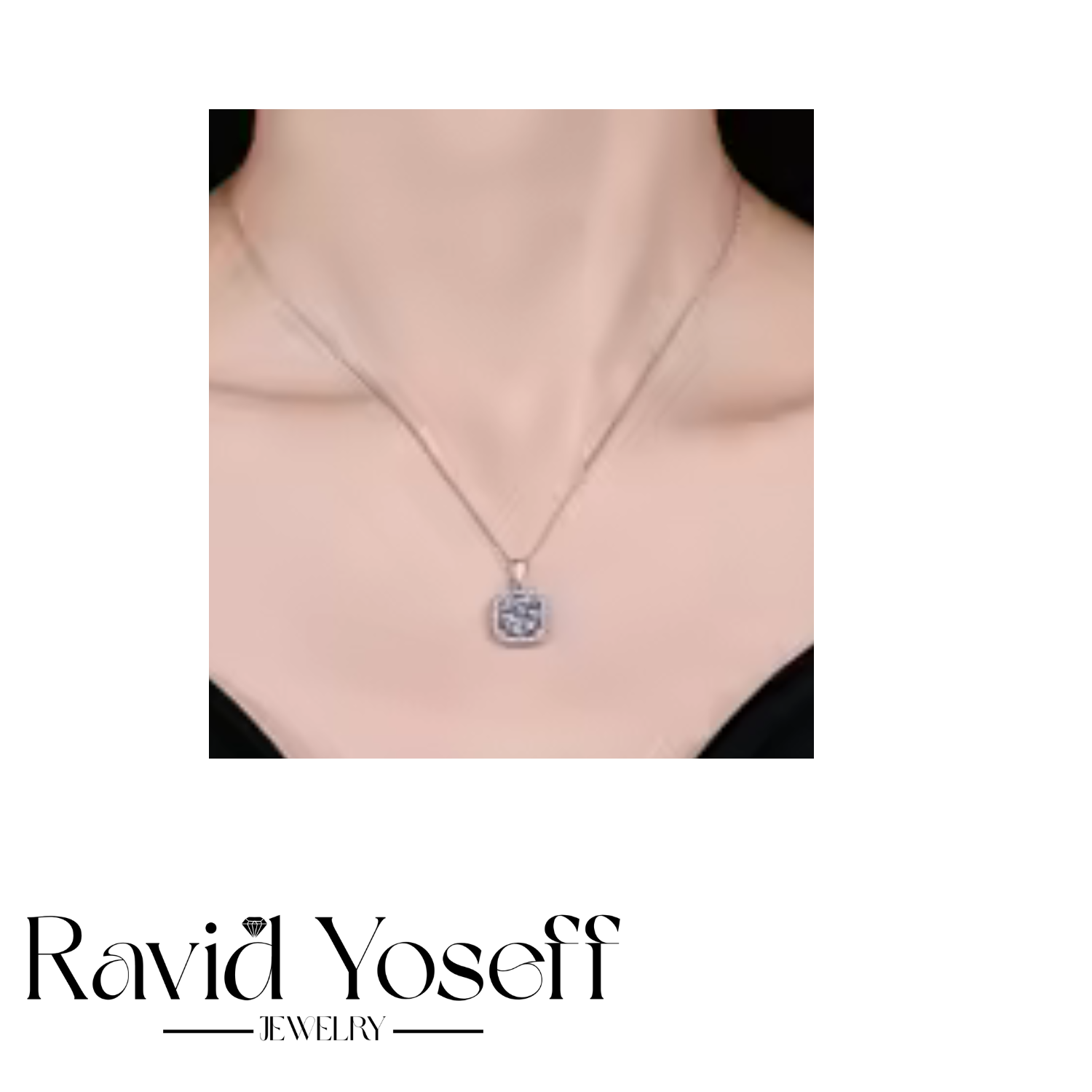 יוקרתית Moissanite שרשרת אמילי