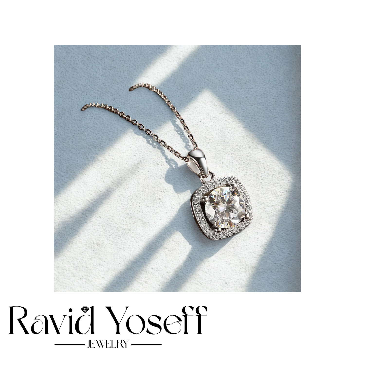 יוקרתית Moissanite שרשרת אמילי