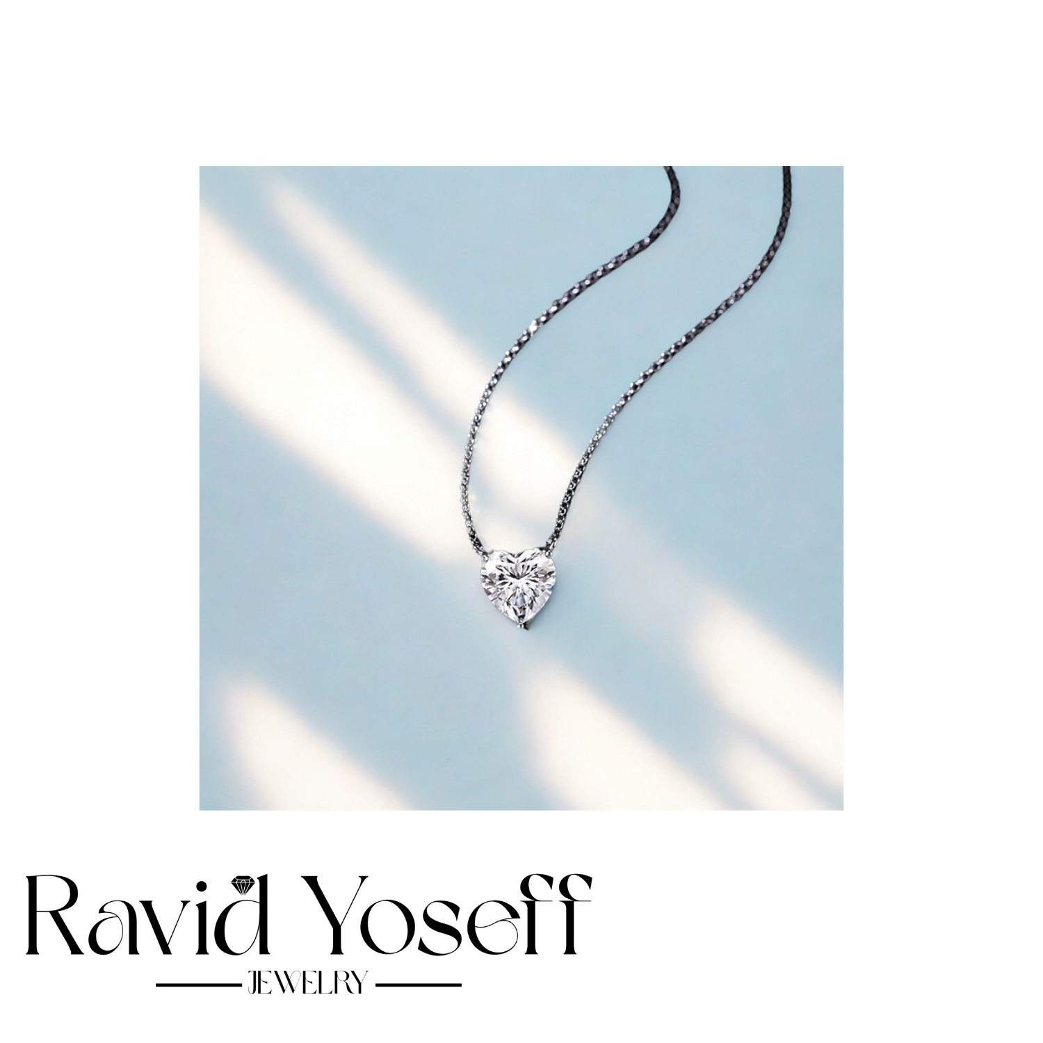 ייוקרתית Moissanite שרשרת אלבי