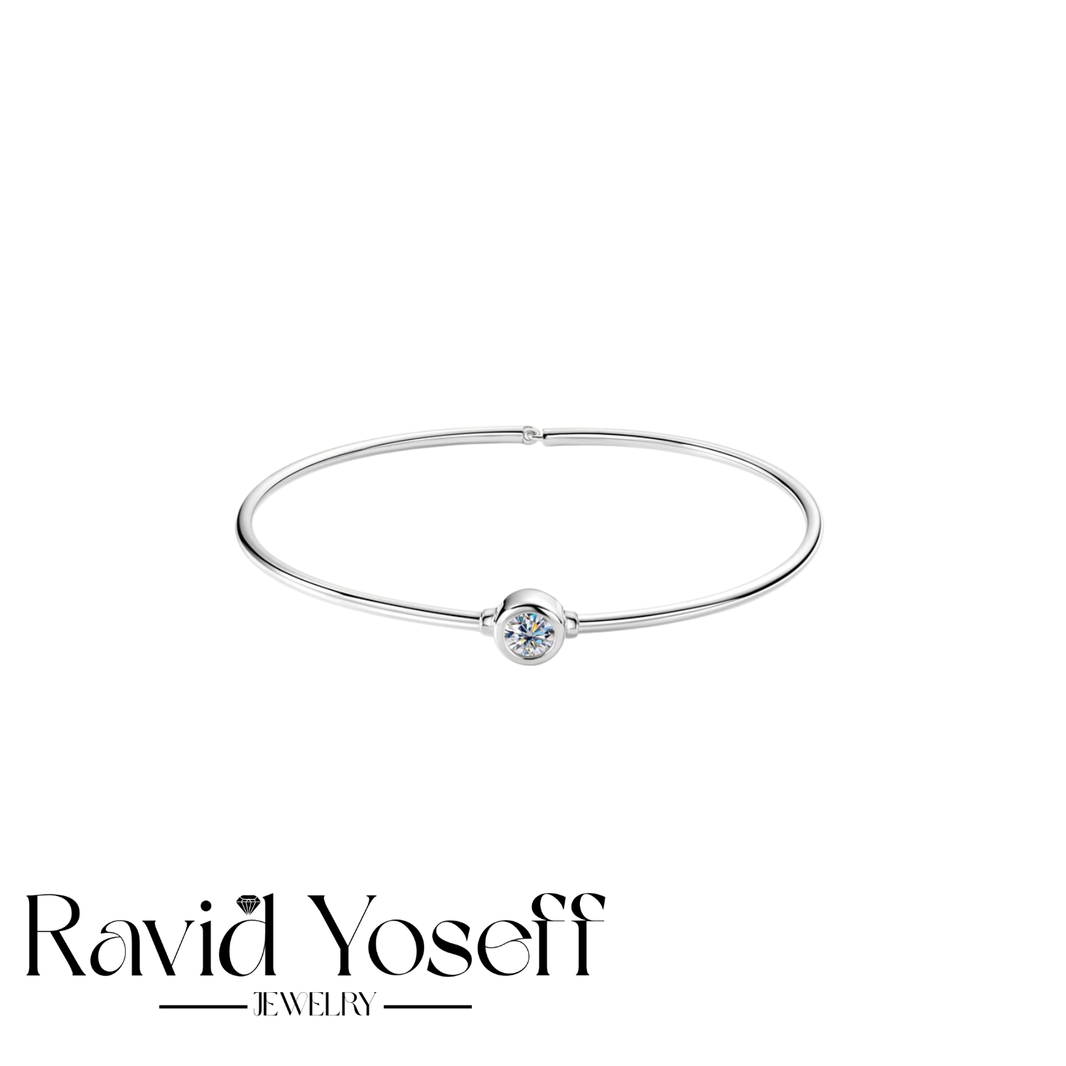 יוקרתי Moissanite  צמיד מלאני
