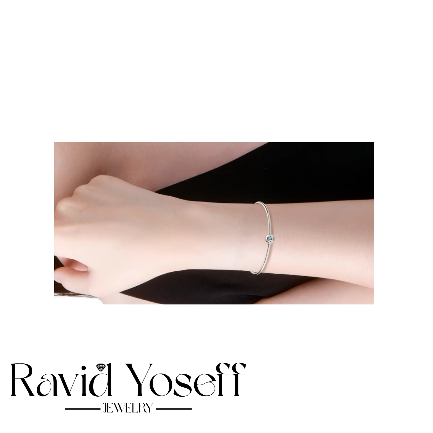יוקרתי Moissanite  צמיד מלאני