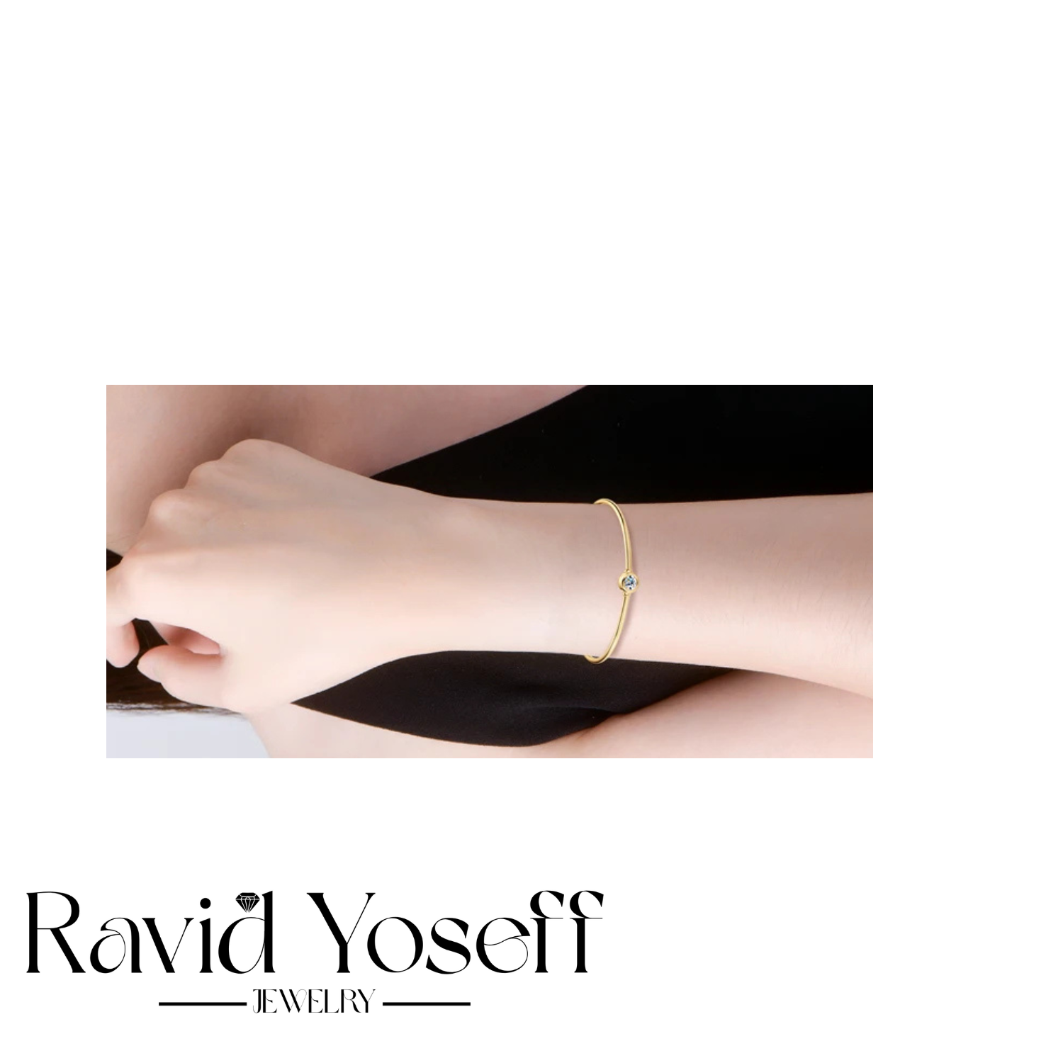 יוקרתי Moissanite  צמיד מלאני