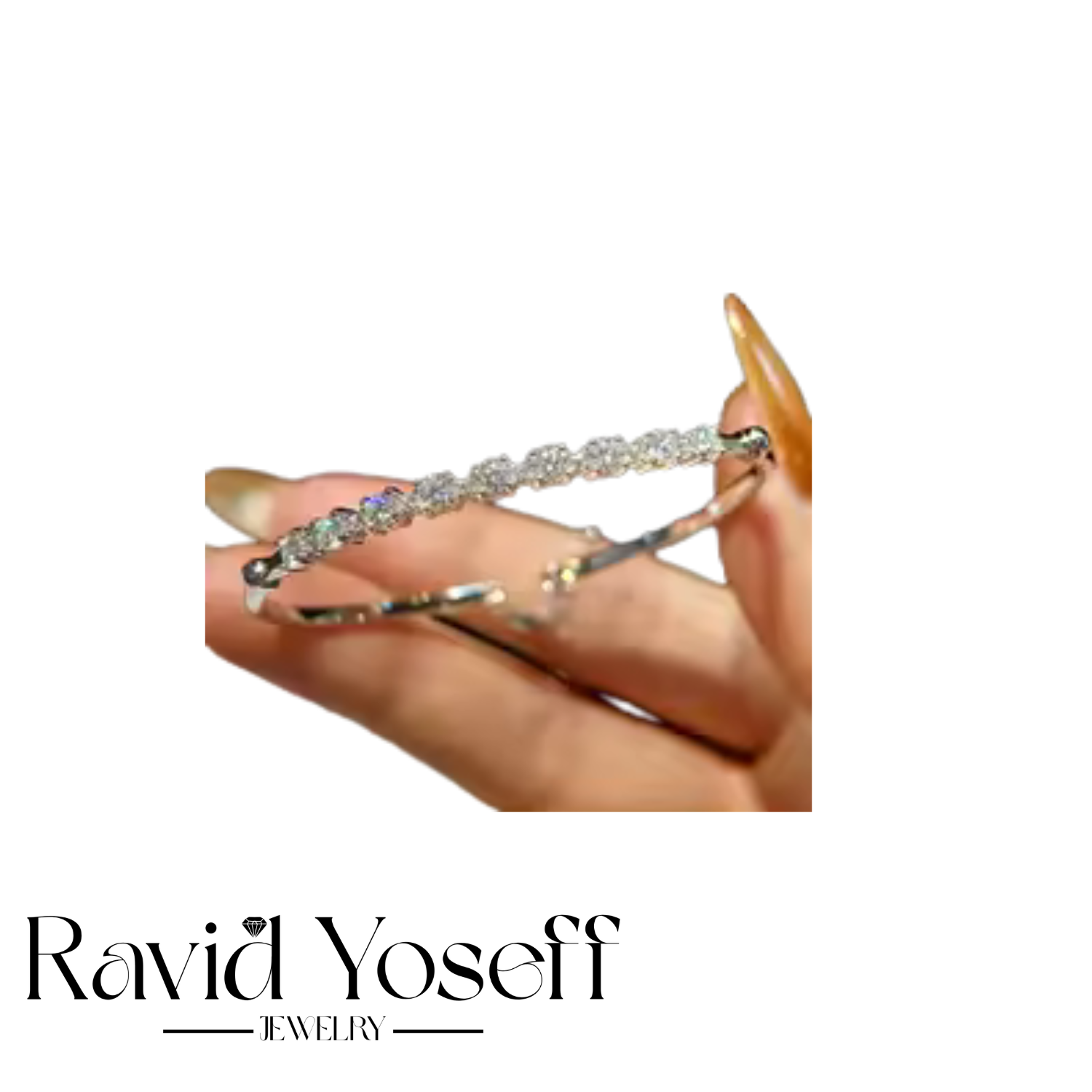 יוקרתי  Moissanite צמיד מיה