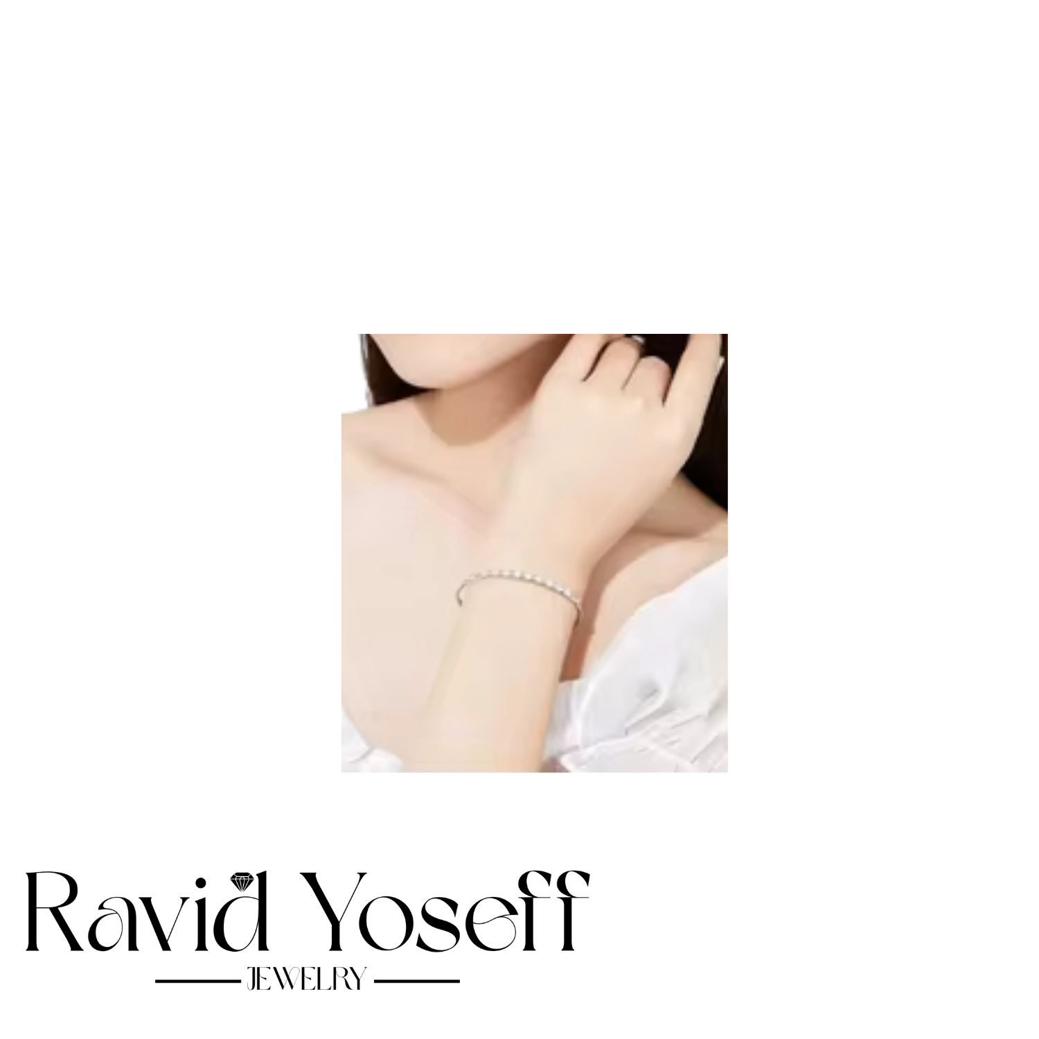 יוקרתי  Moissanite צמיד מיה