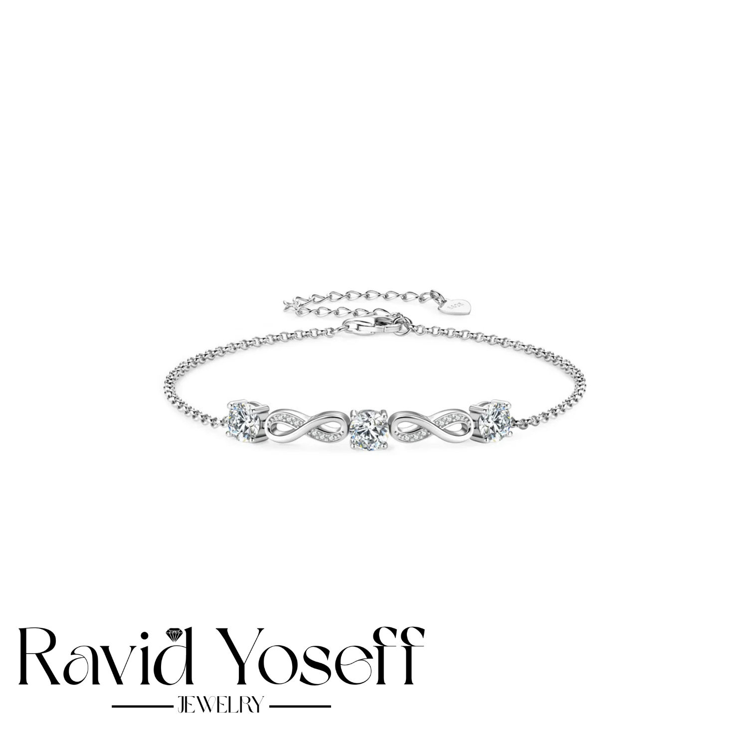 יוקרתי Moissanite צמיד נאיה