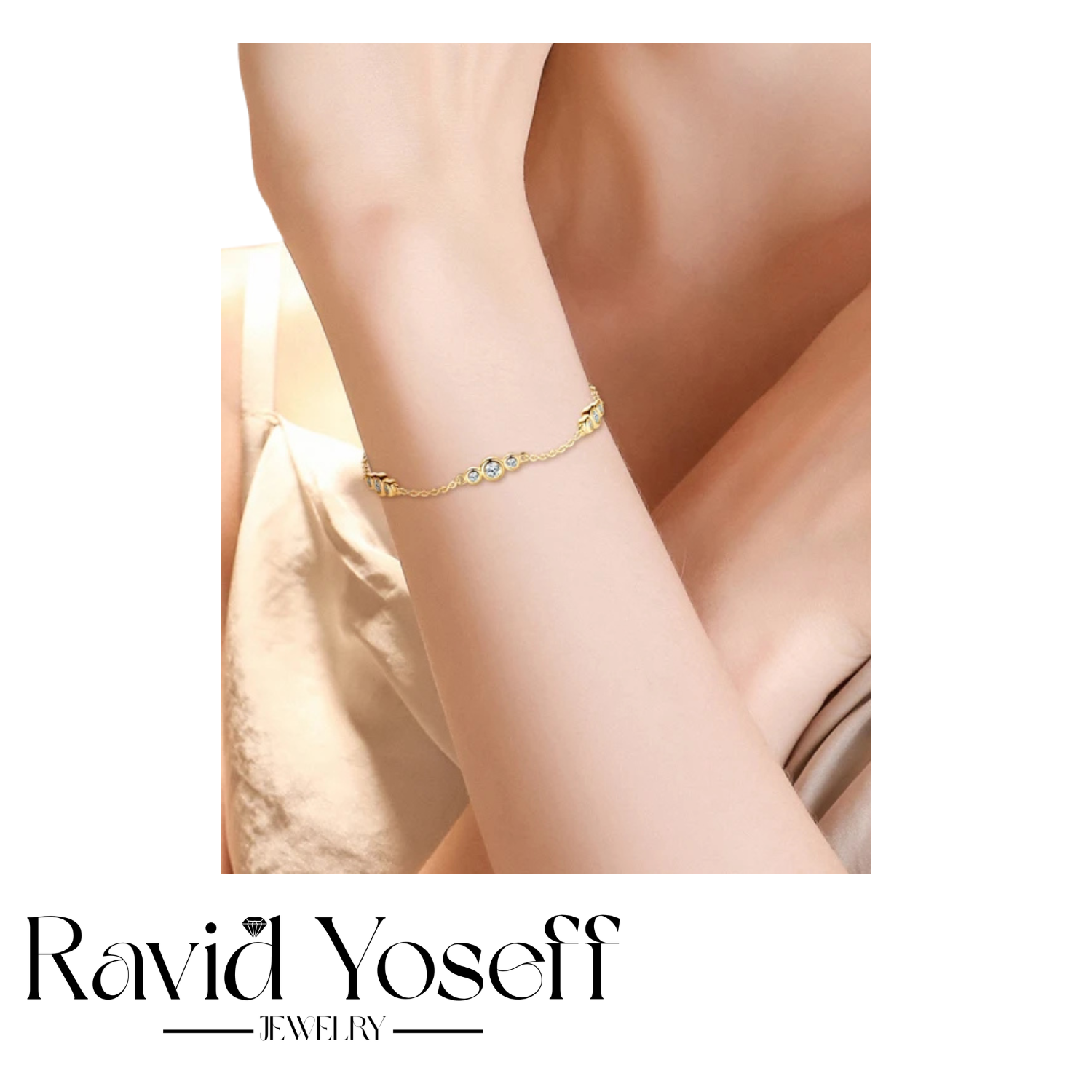 יוקרתי Moissanite צמיד נטליה