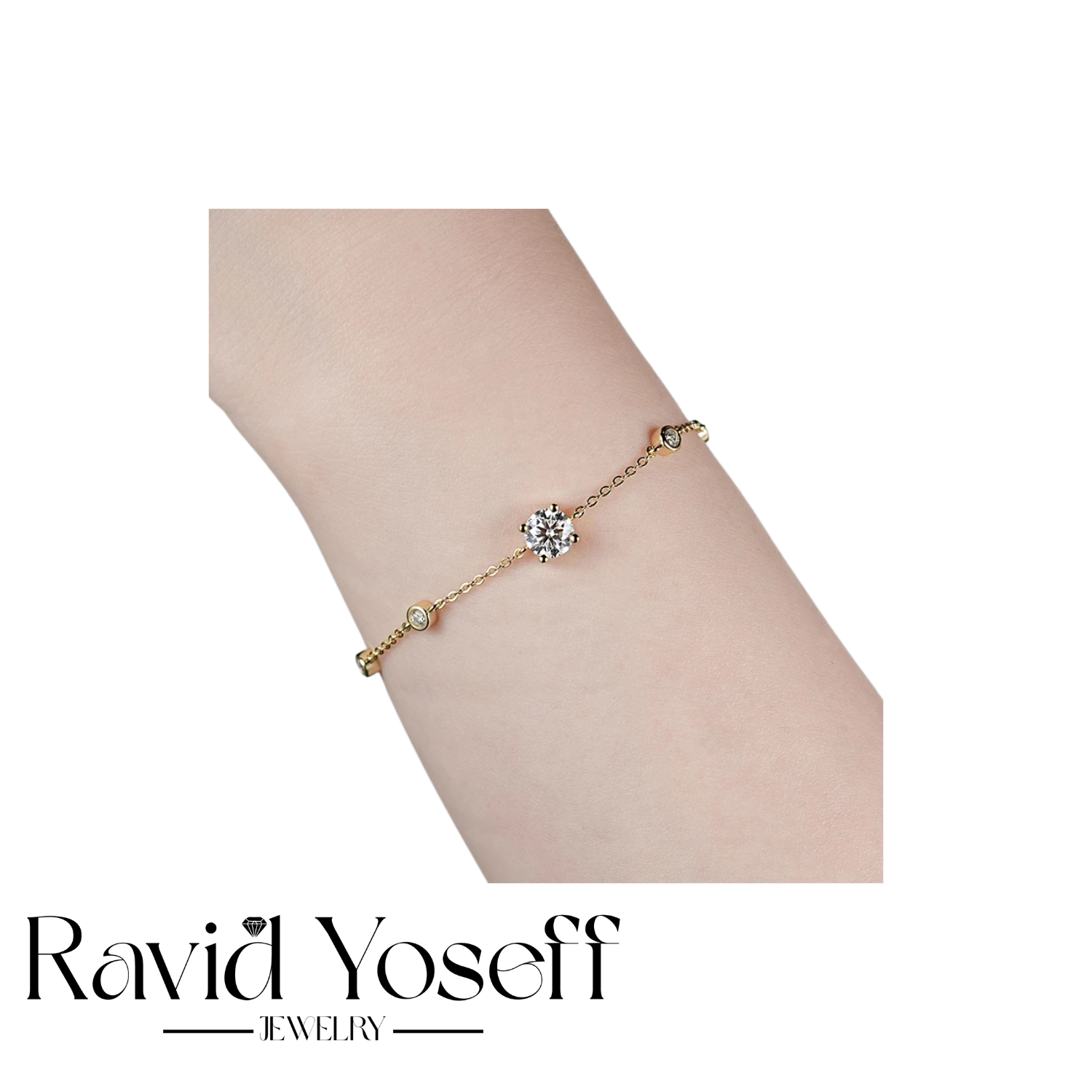 יוקרתי Moissanite צמיד טליה