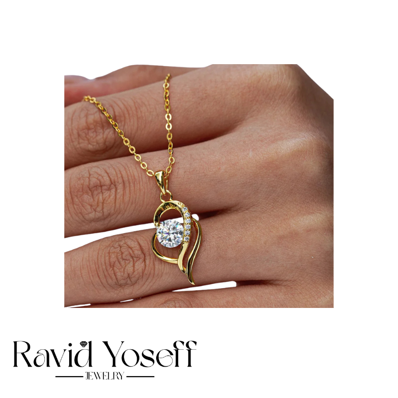יוקרתית Moissanite שרשרת יסמין