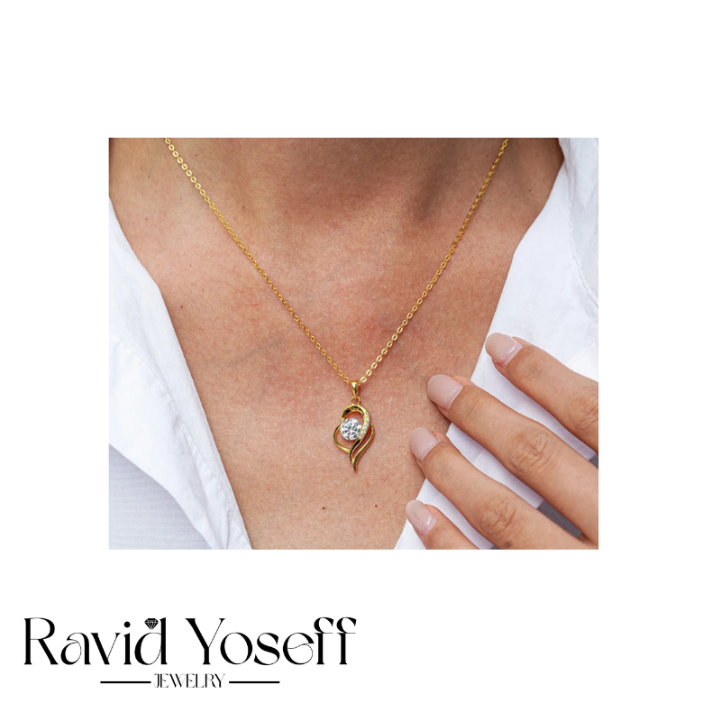 יוקרתית Moissanite שרשרת יסמין