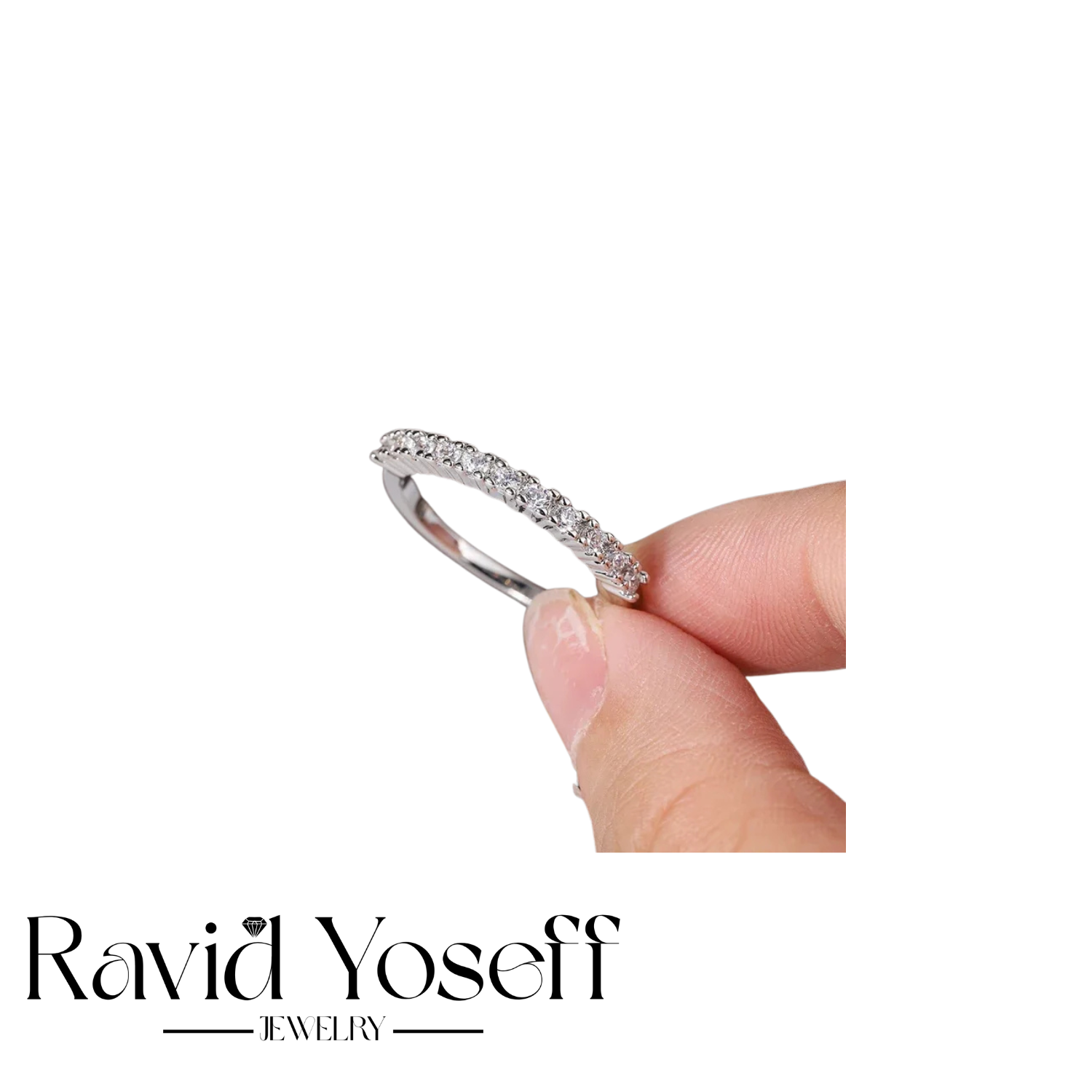 יוקרתית Moissaniteטבעת אוריה