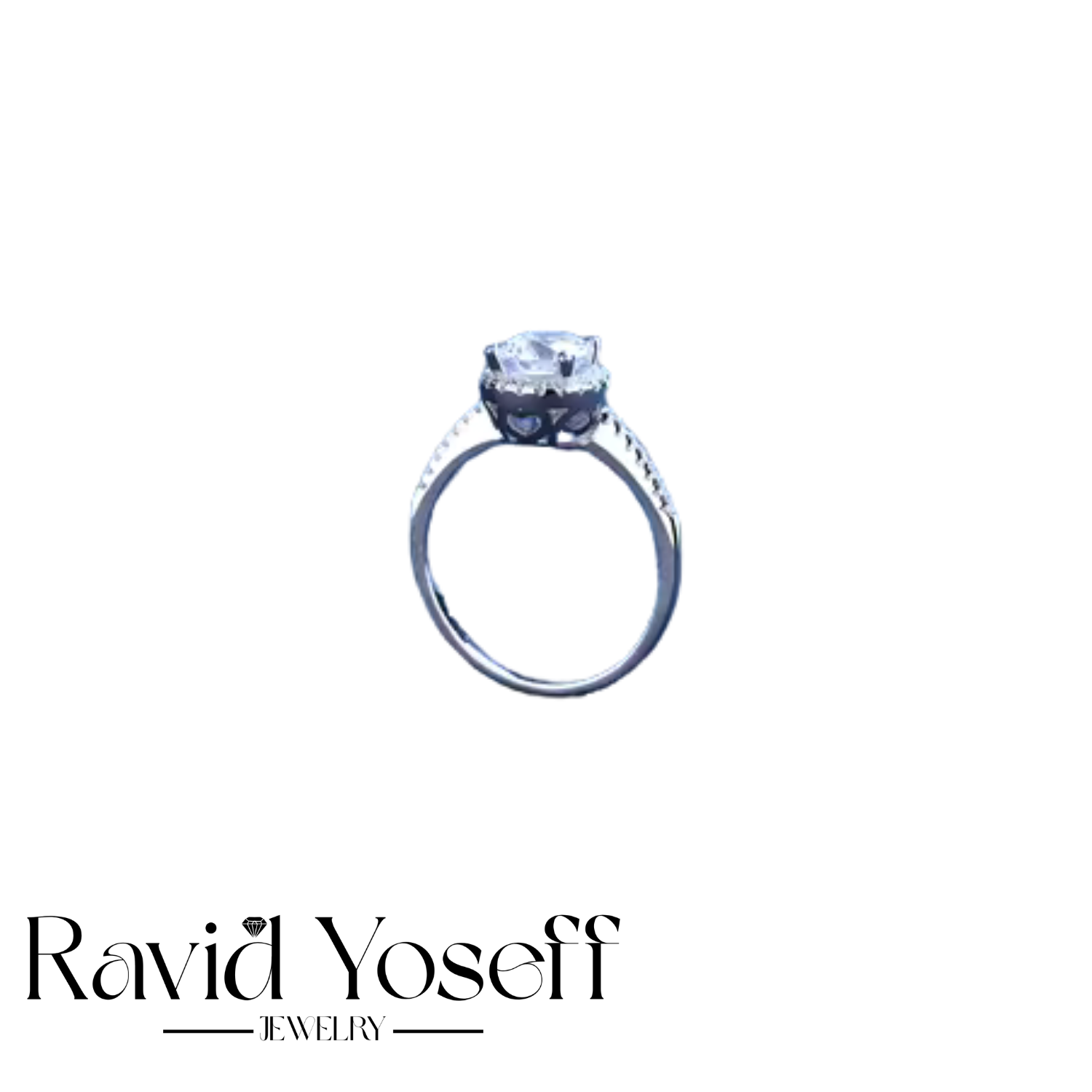 יוקרתית Moissanite טבעת גאיה