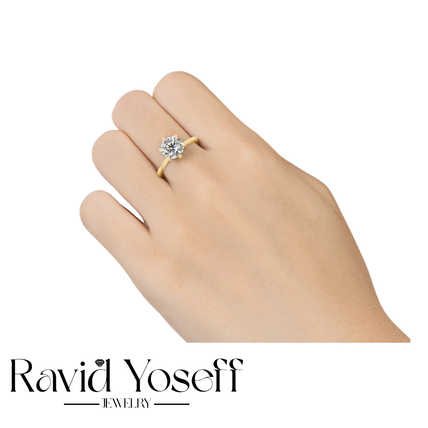 יוקרתית Moissaniteטבעת אנה
