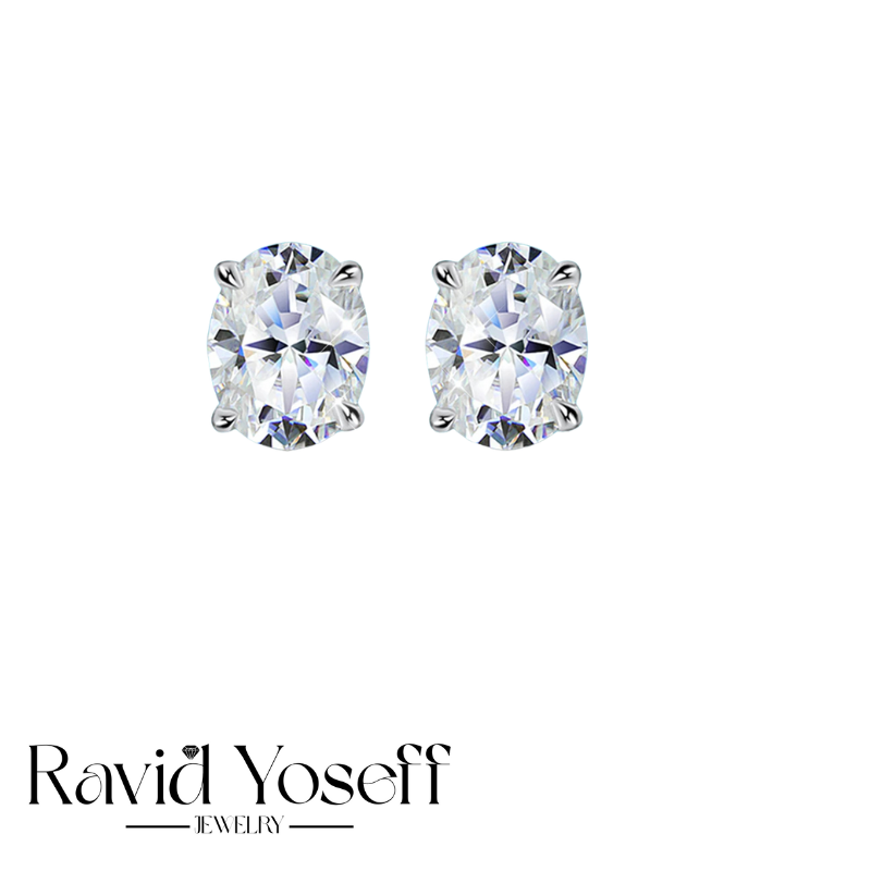 יוקרתיים Moissanite עגילי לירז