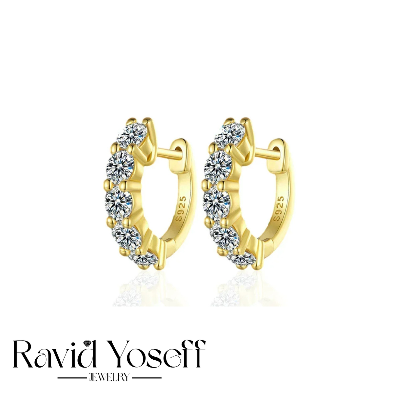 יוקרתיים Moissanite עגילי דורין