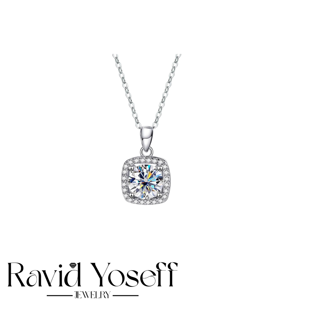 יוקרתית Moissanite שרשרת אמילי