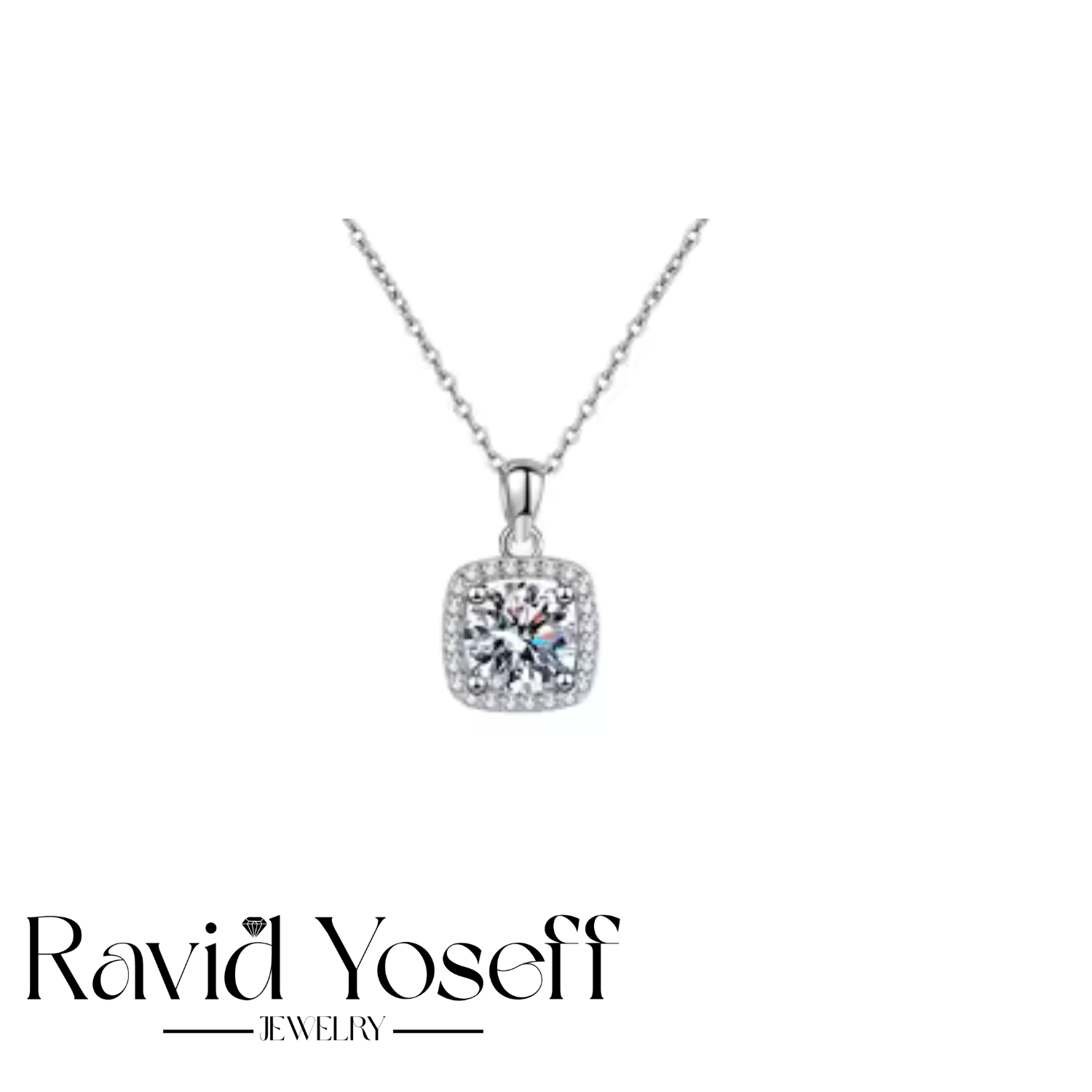 יוקרתית Moissanite שרשרת אמילי
