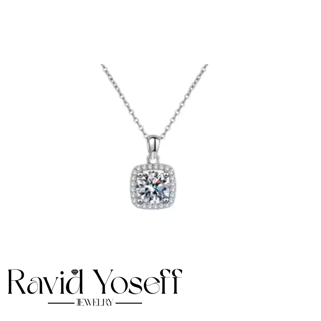 יוקרתית Moissanite שרשרת אמילי