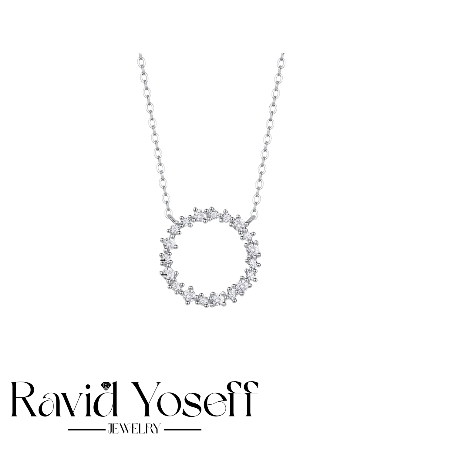 יוקרתית Moissanite שרשרת גבריאלה
