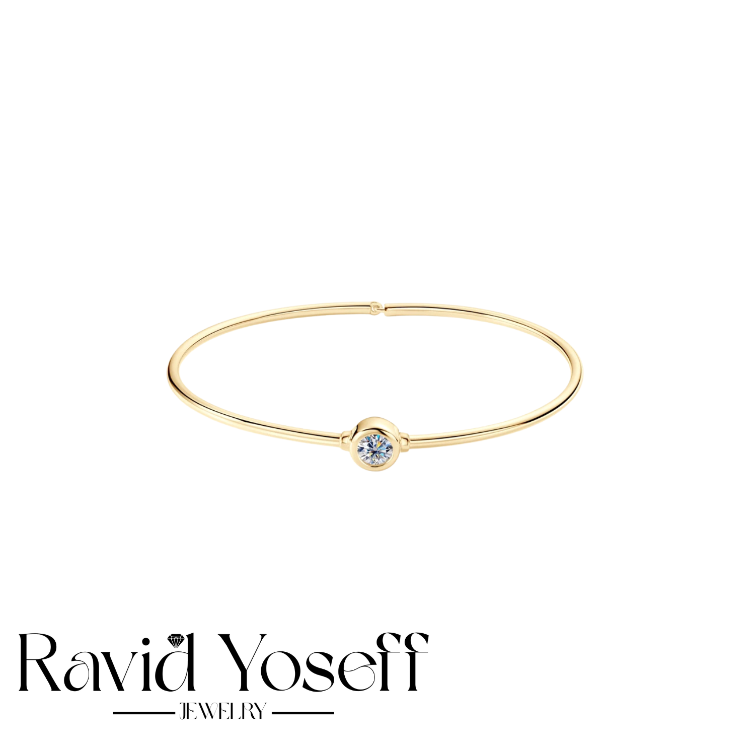 יוקרתי Moissanite  צמיד מלאני