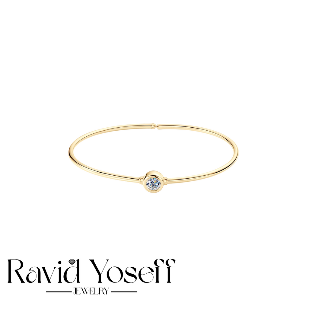 יוקרתי Moissanite  צמיד מלאני