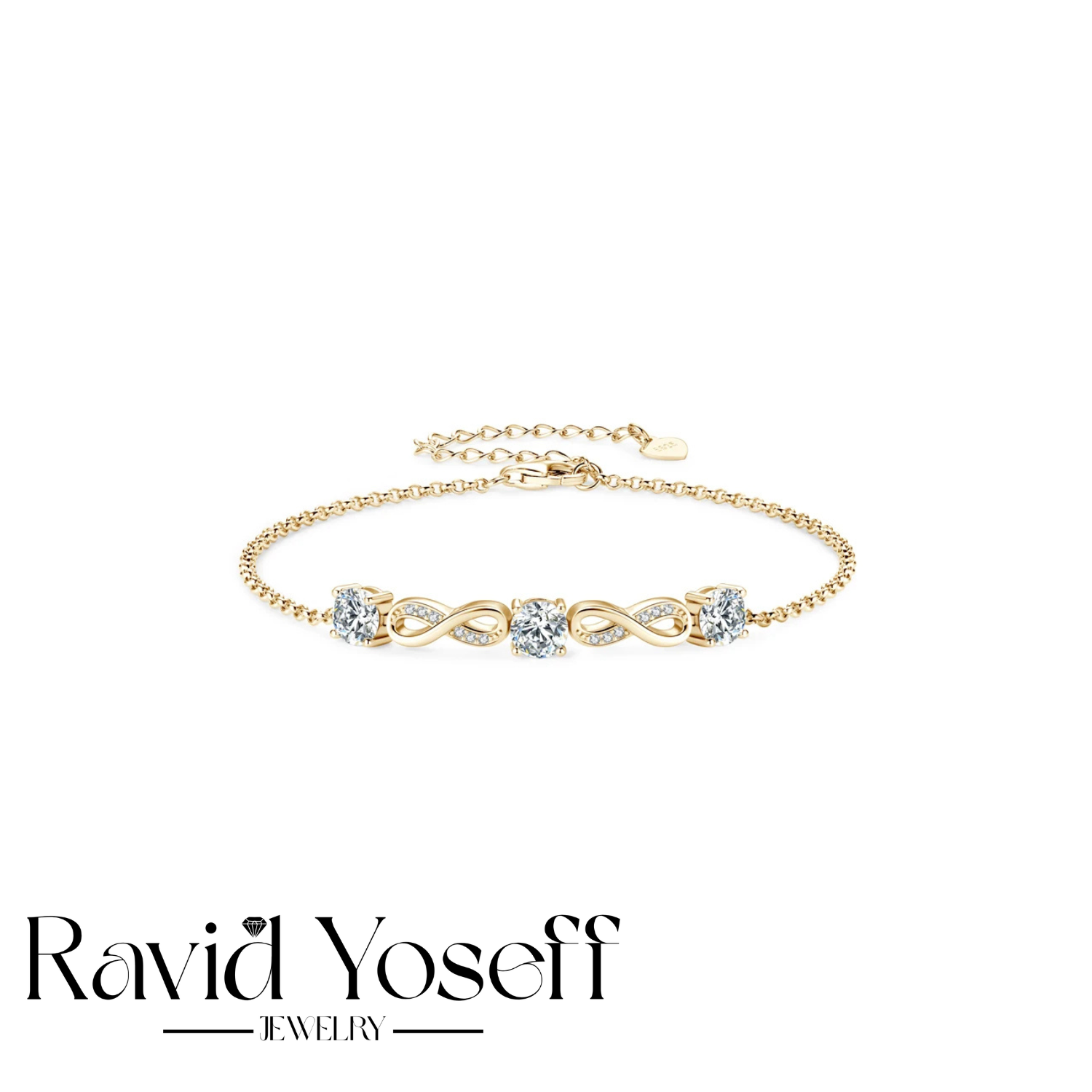 יוקרתי Moissanite צמיד נאיה
