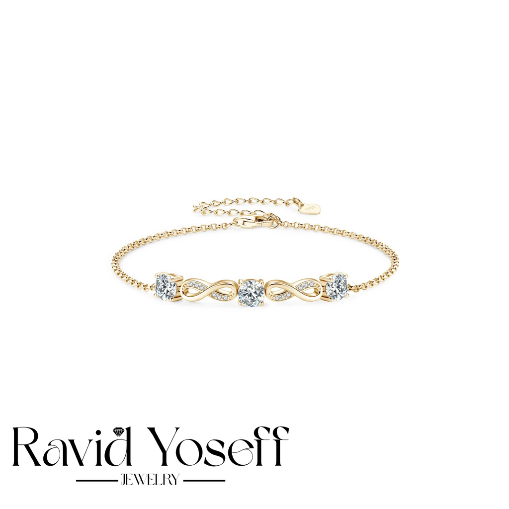 יוקרתי Moissanite צמיד נאיה
