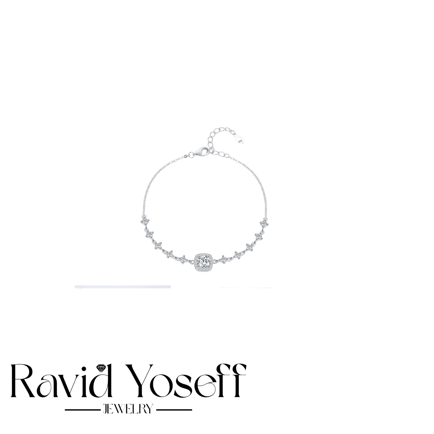 יוקרתי Moissaniteצמיד אסתר