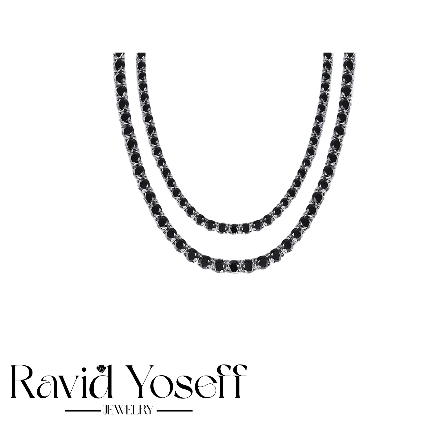 יוקרתית לגברMoissanite שרשרת מאור