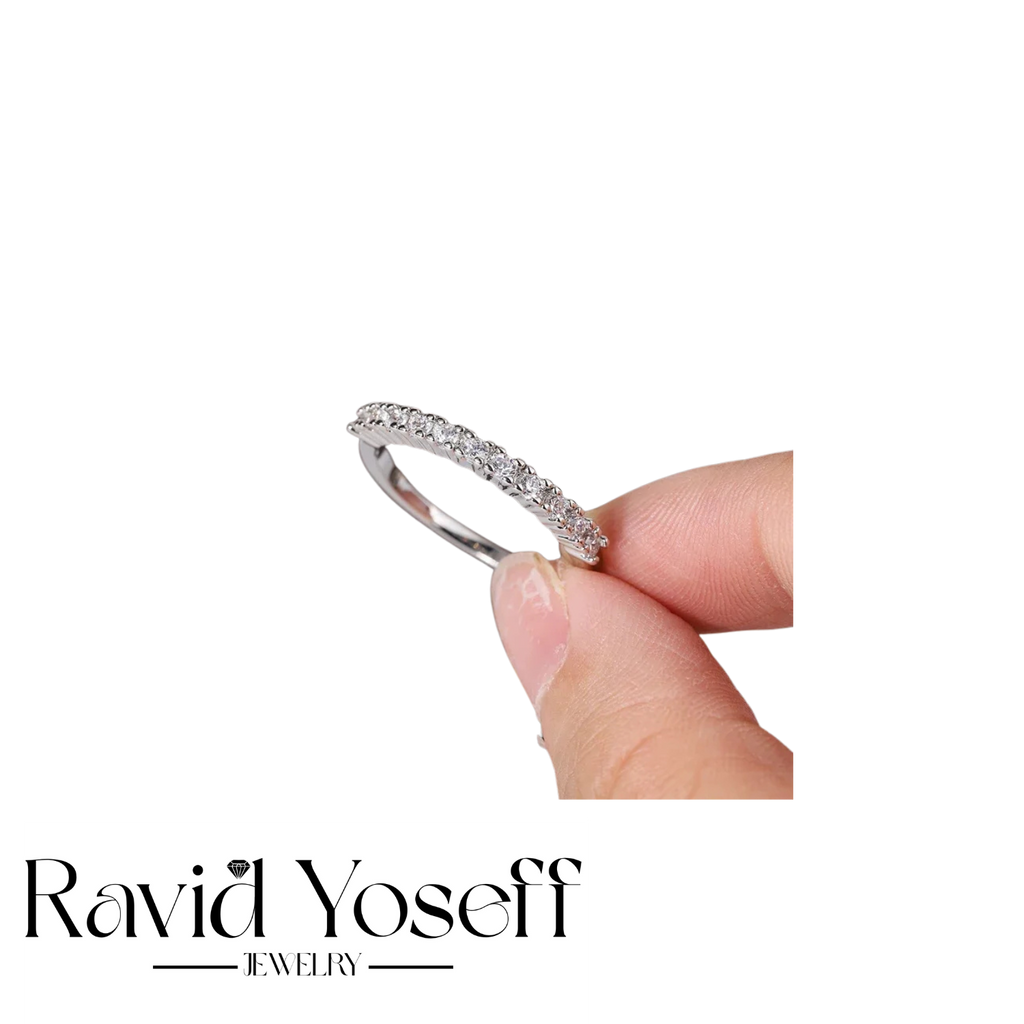 יוקרתית Moissaniteטבעת אוריה