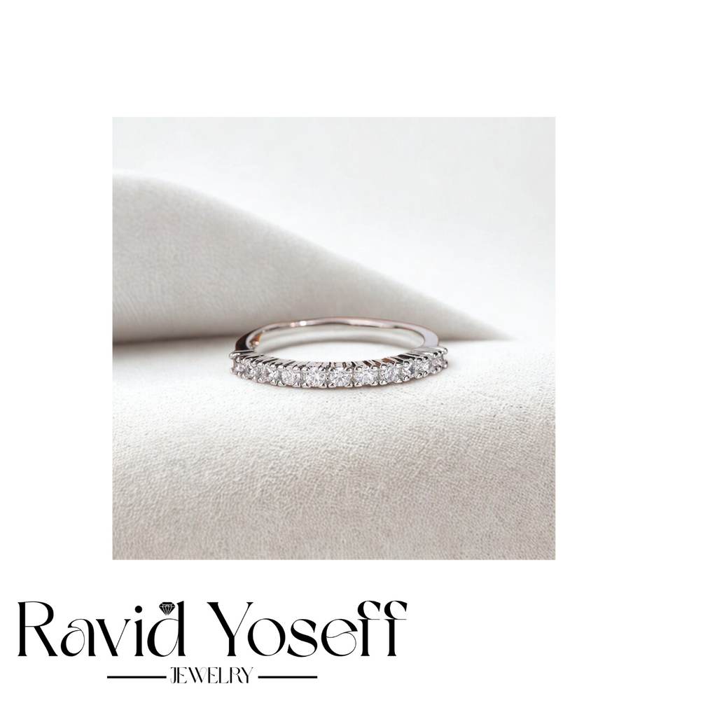 יוקרתית Moissaniteטבעת אוריה