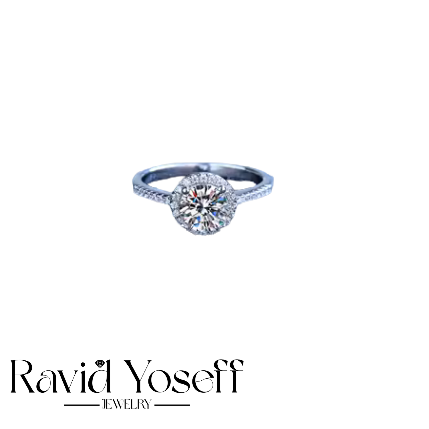 יוקרתית Moissanite טבעת גאיה