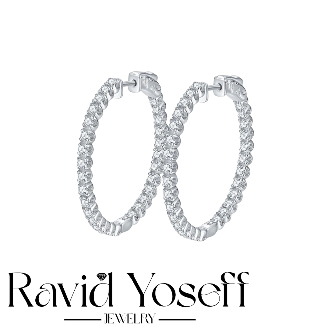 יוקרתיים Moissanite עגילי אורפז