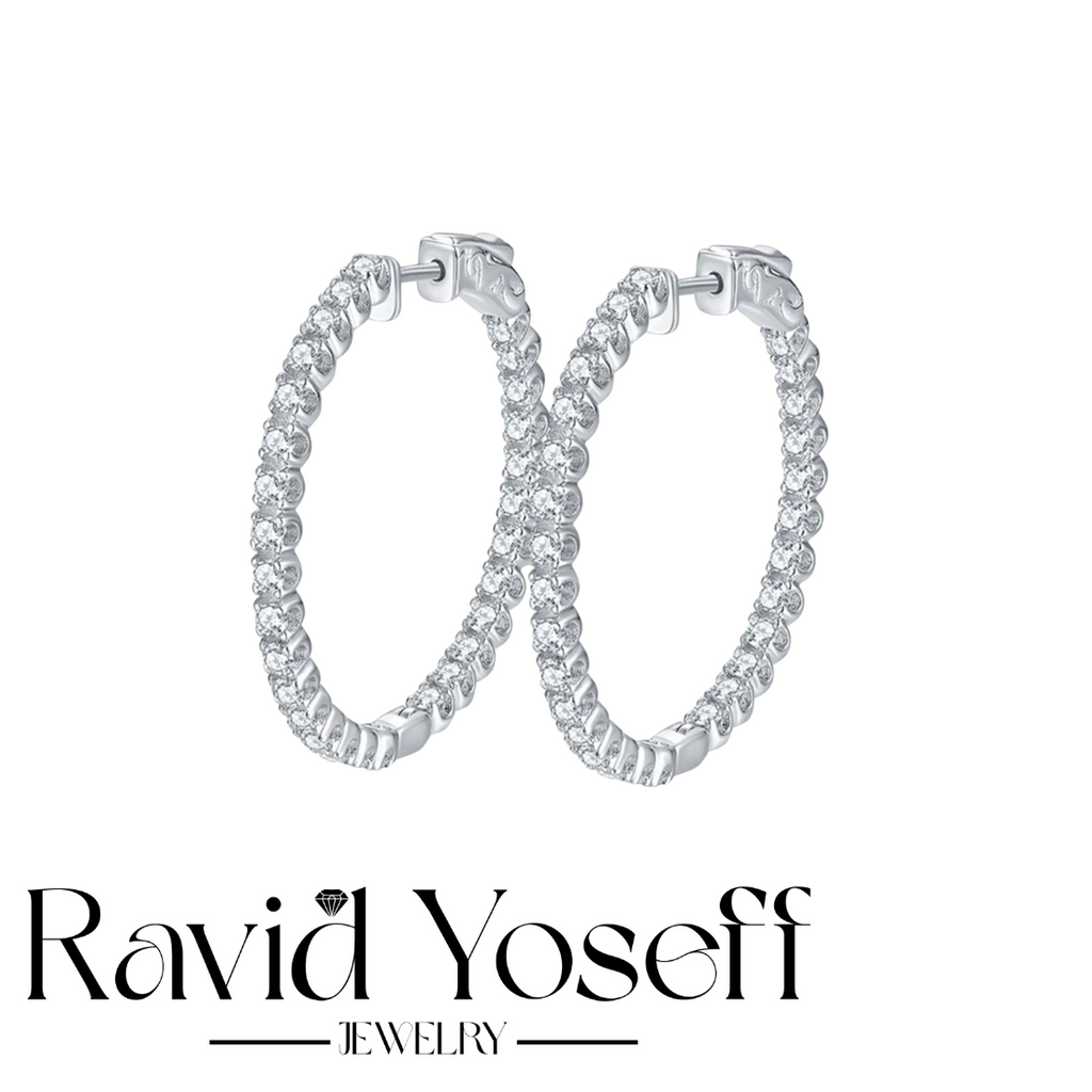 יוקרתיים Moissanite עגילי אורפז